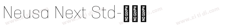 Neusa Next Std字体转换 Neusa Next Std字体转换